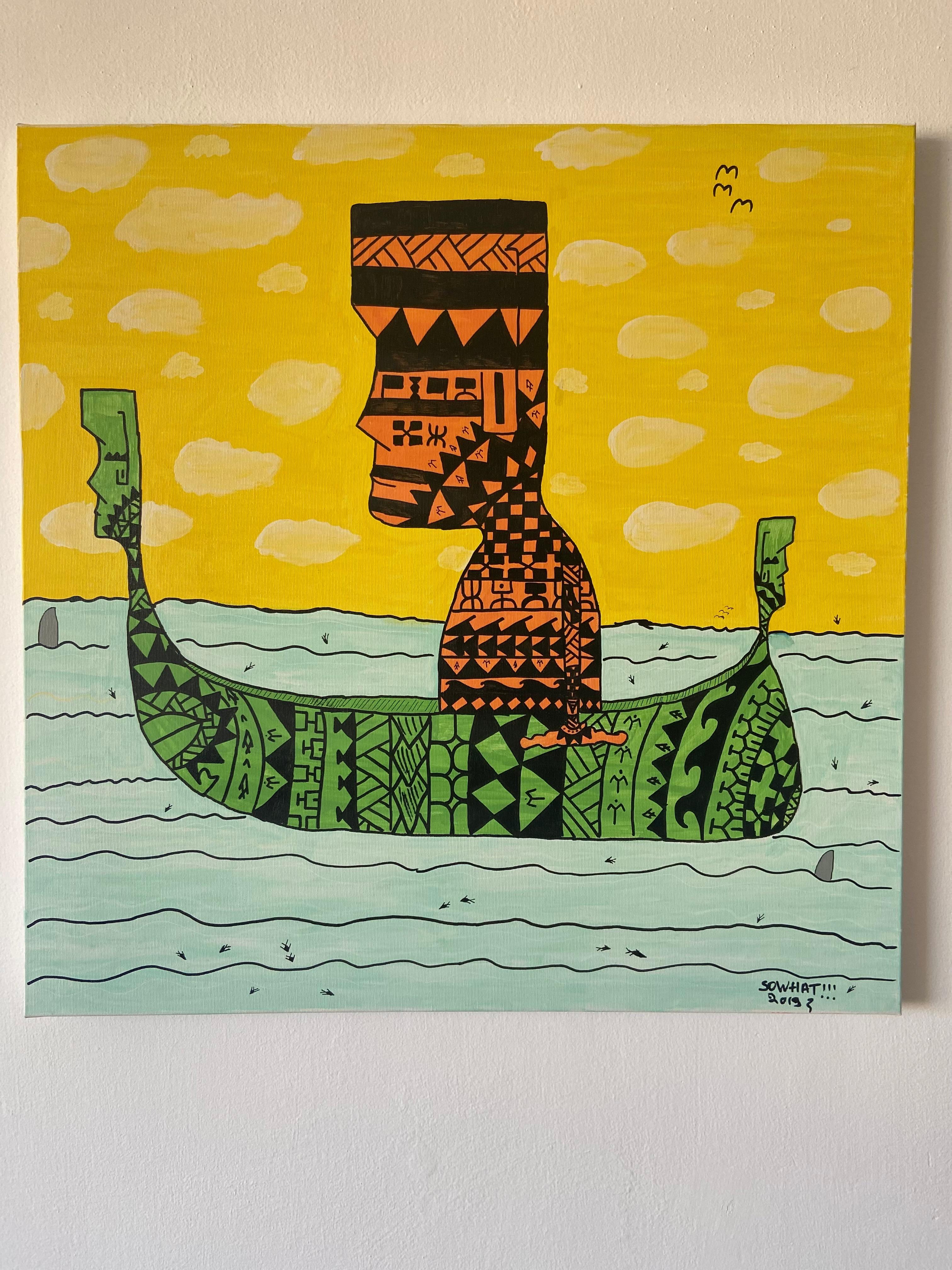 Israeli Contemporary Art by Ziv Lahat - Wild Voyage to Paradise For Sale 1