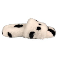 Louis Vuitton Mink Fur Slippers - For Sale on 1stDibs