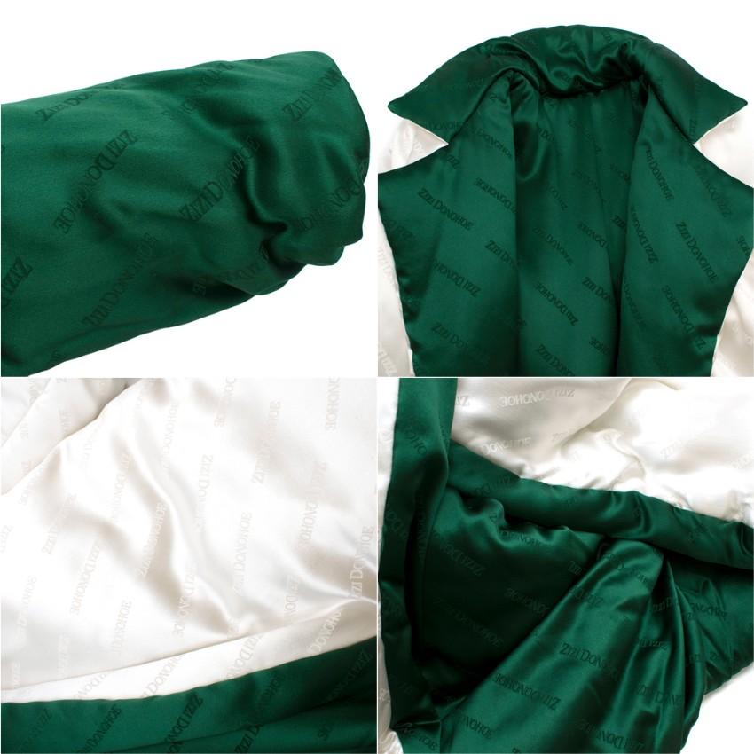 Zizi Donohoe Bespoke Reversible Silk Duvet Coat S For Sale 1