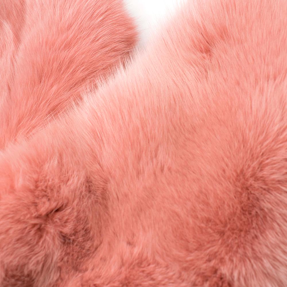 Women's Zizi Donohoe Pink Fox Fur Celeste Stole For Sale