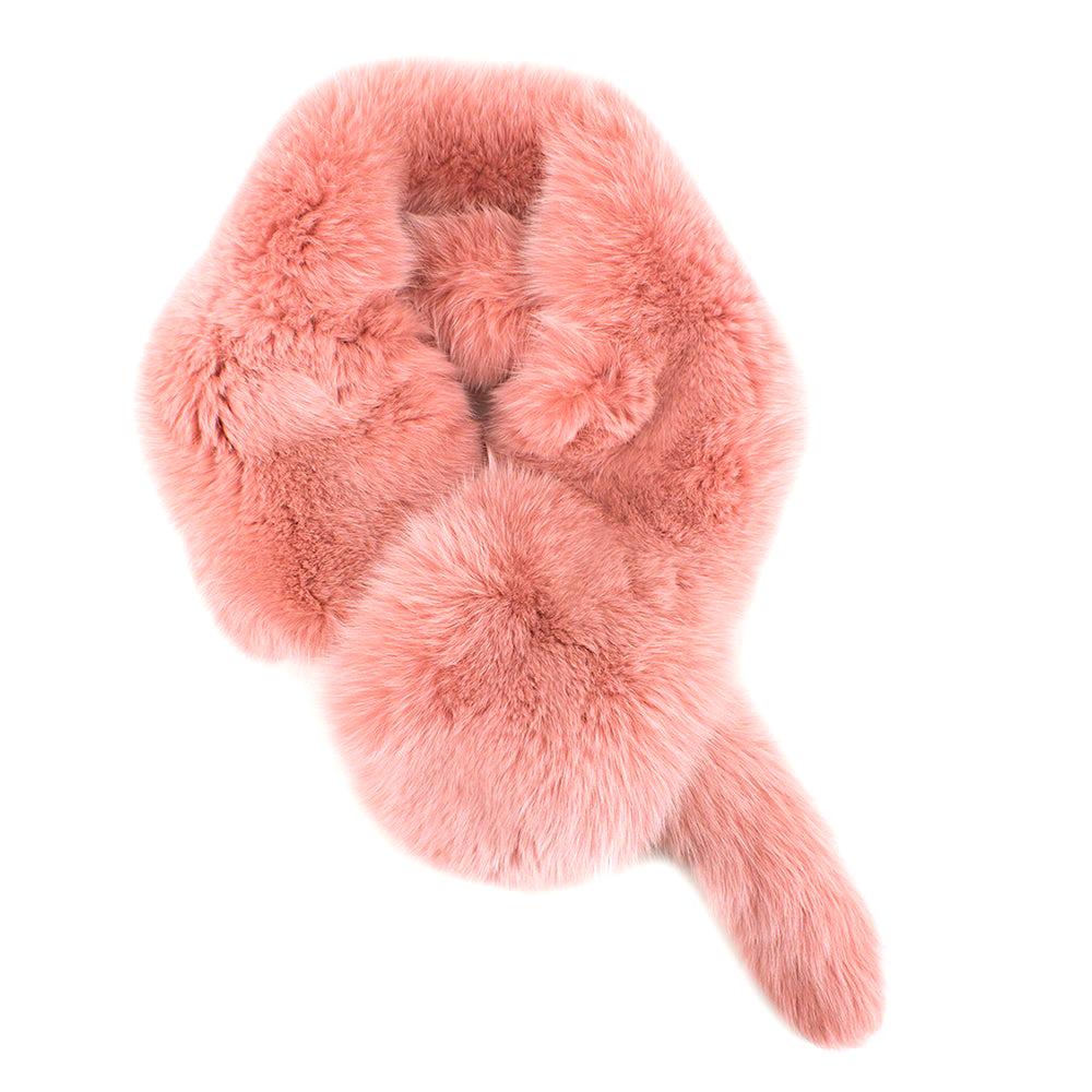 Zizi Donohoe Pink Fox Fur Celeste Stole For Sale