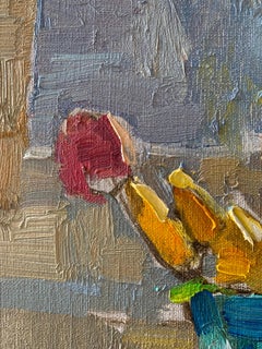 Aliento de primavera  - Colores para pintar paisajes Azul Blanco Amarillo Marrón Verde