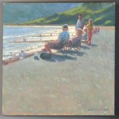 Zlatan Pilipovic (né en 1958) - 2000 Huile, jour de plage