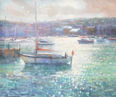 Zlatan Pilipovic (b.1958) - 20th Century Oil, Harbour Scene