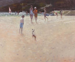 Zlatan Pilipovic (b.1958) - Contemporary Oil, Little Dog At The Beach