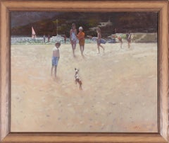 Zlatan Pilipovic (b.1958) - Contemporary Oil, Little Dog At The Beach