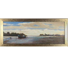 Zlatan Pilipovic (b.1958) - Framed Contemporary Oil, Estuary Sky