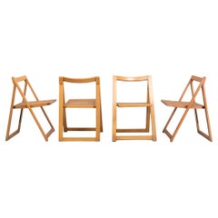 ZMG Thonet Beech wood Folding chairs 1950s