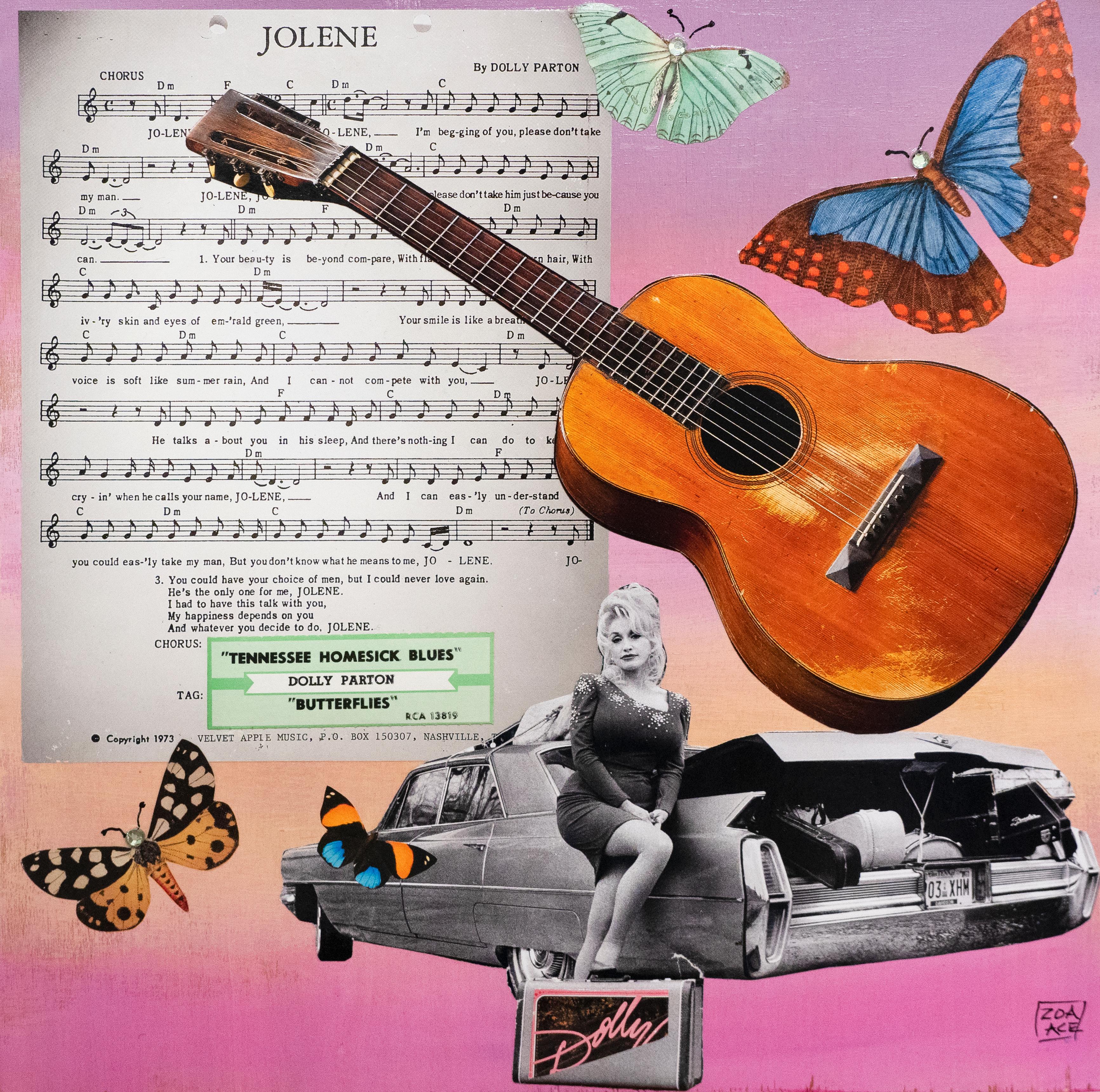 There's Something About Dolly... - Mixed Media Art by Zoa Ace