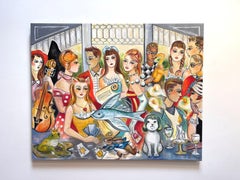 "Close Encounters, " Oil Painting