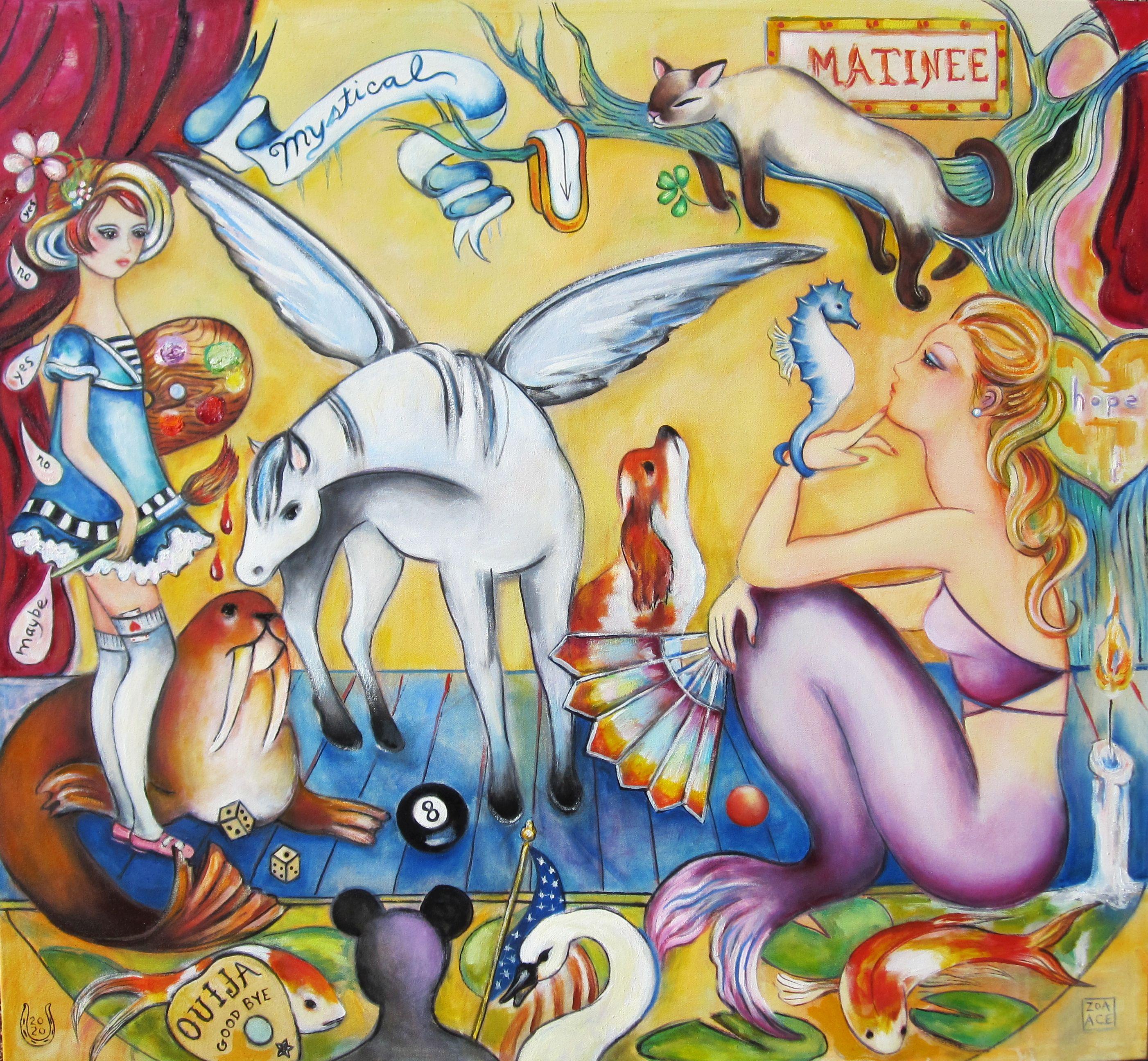 Mystical Matinee - Painting by Zoa Ace