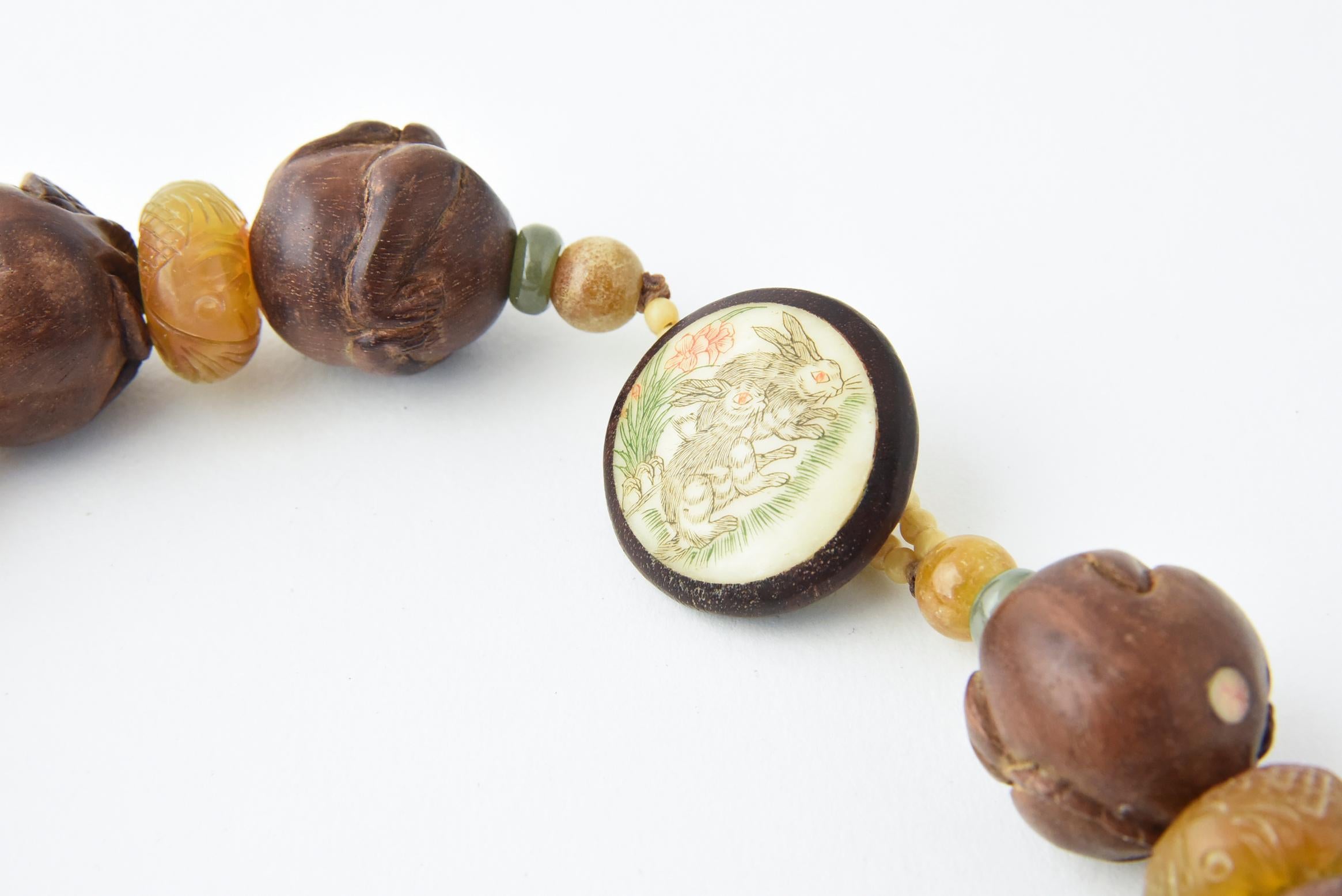 ojime bead necklace