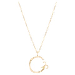 Zodiac Aries 18k Gold Necklace