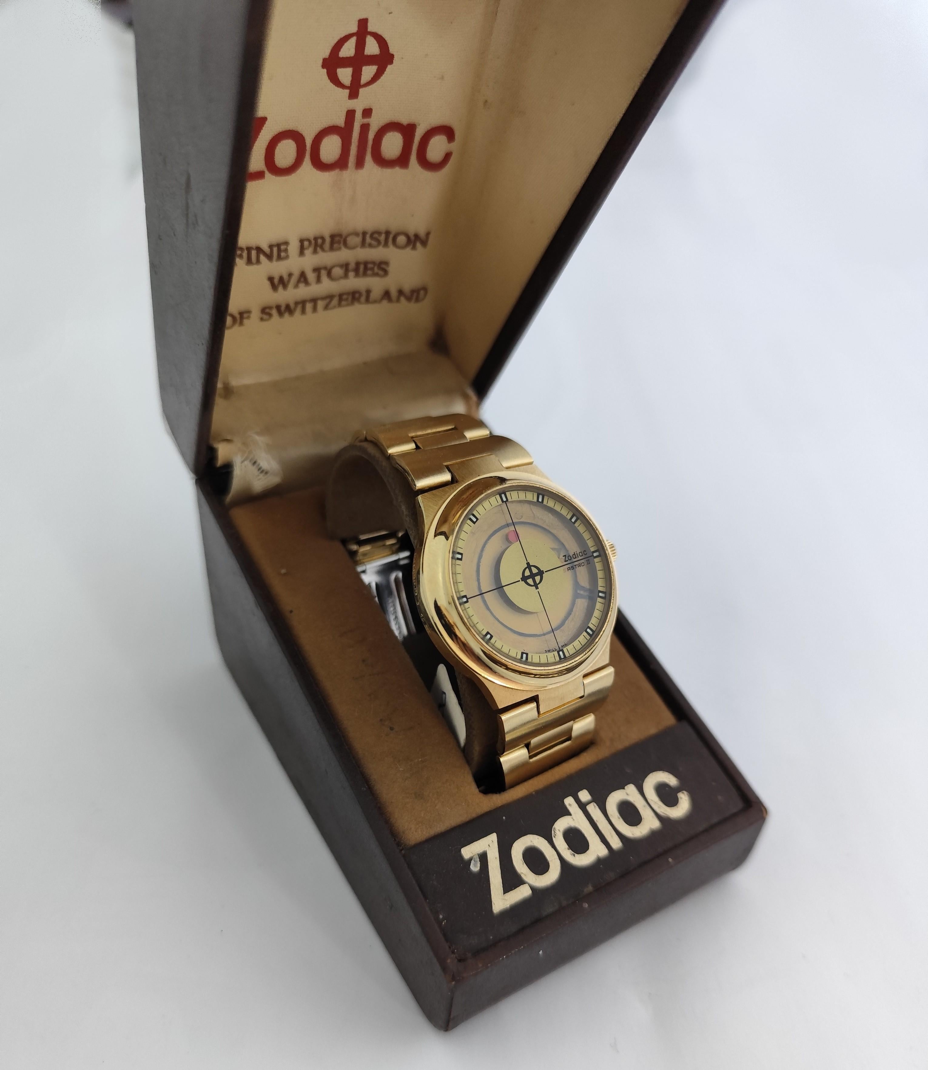 Zodiac Astrographic Astro II Astrographic Mystery Dial Automatic Excellent Vint 1