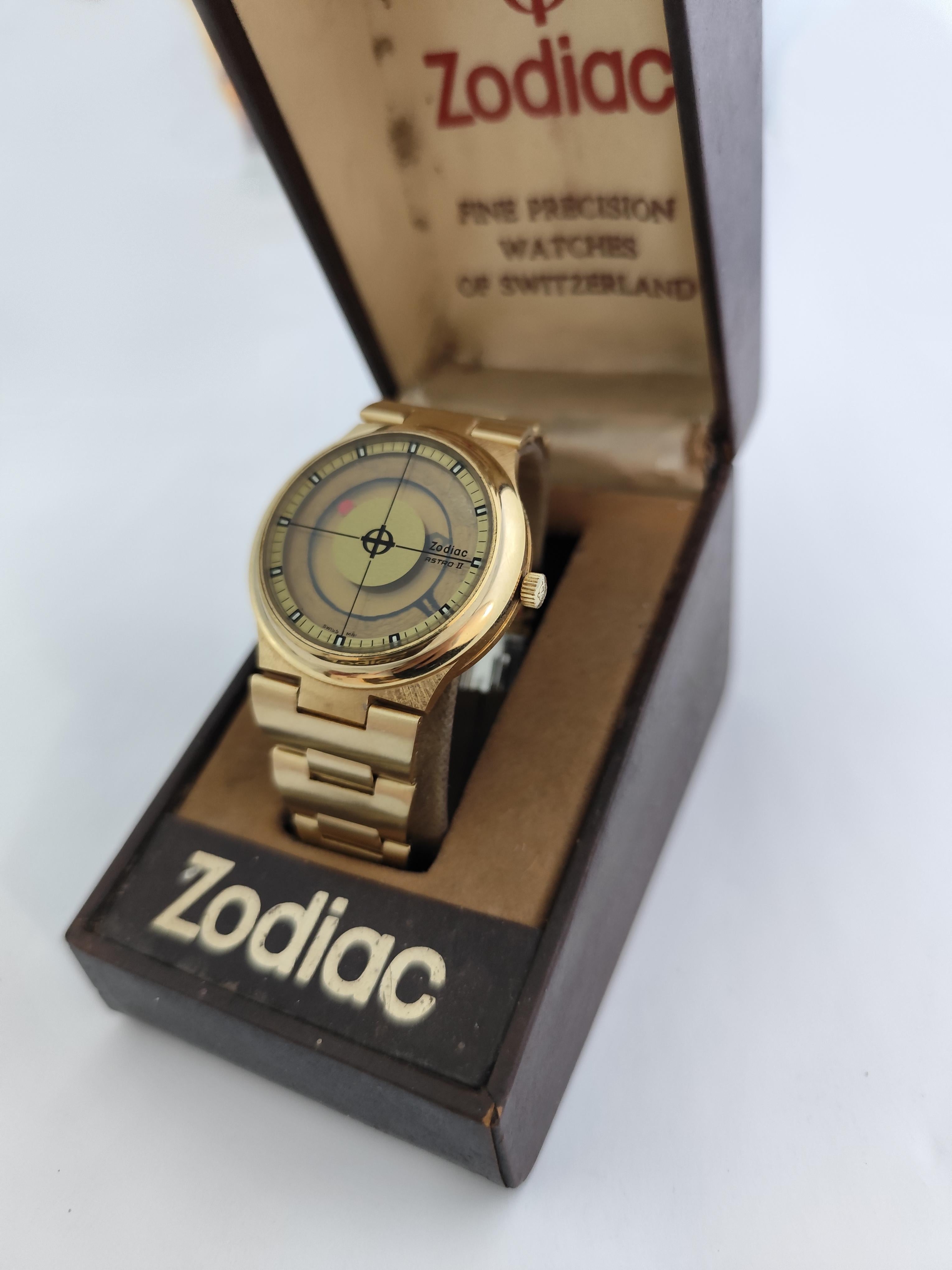 Zodiac Astrographic Astro II Astrographic Mystery Dial Automatic Excellent Vint 4