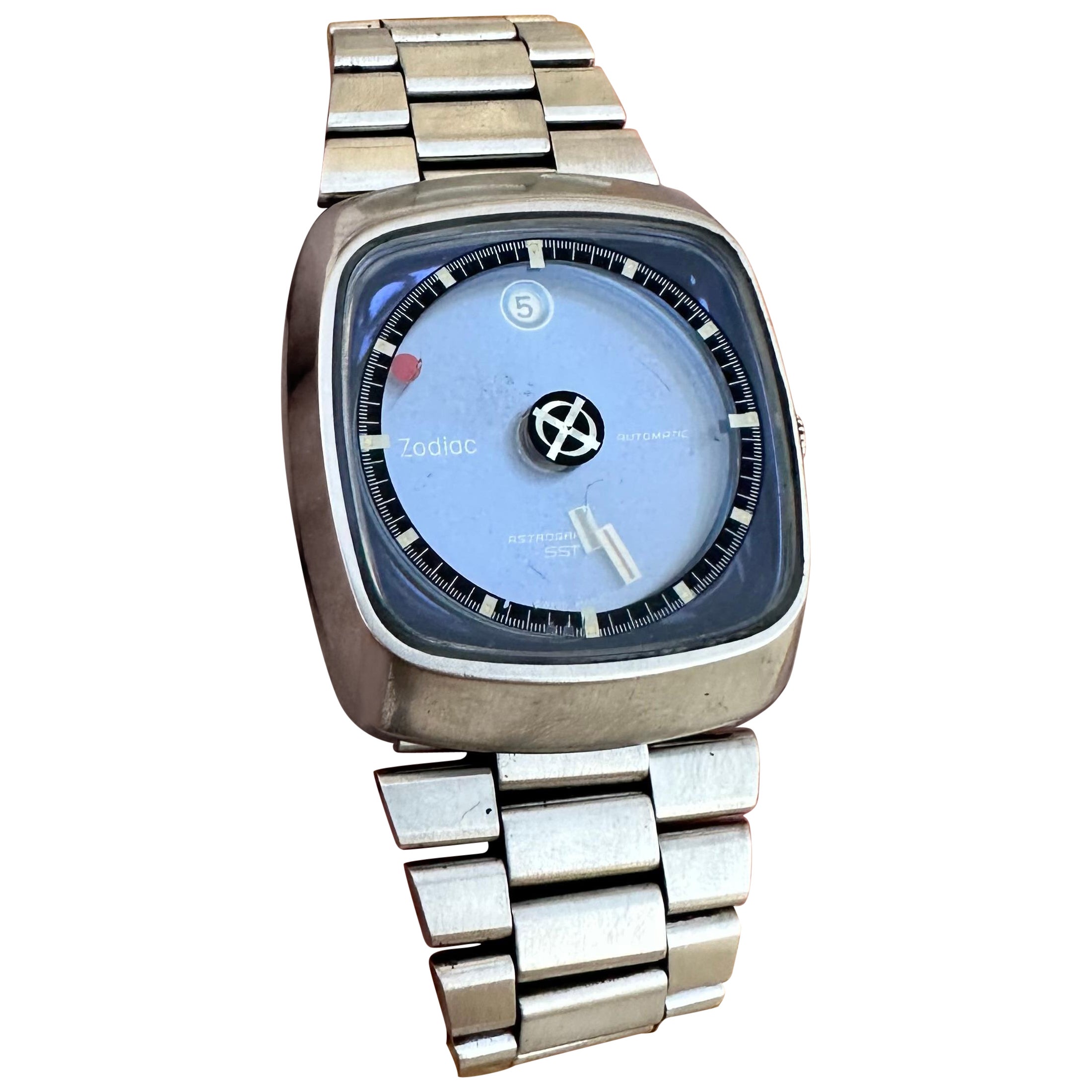 Zodiac Astrographic SST Orologio Automatico Inox 88D SST Quadrante Blu Data Mistero