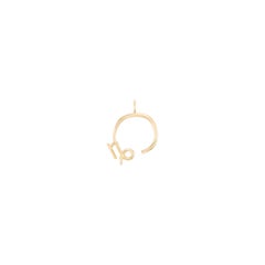 Zodiac Capricorn 18k Gold Necklace