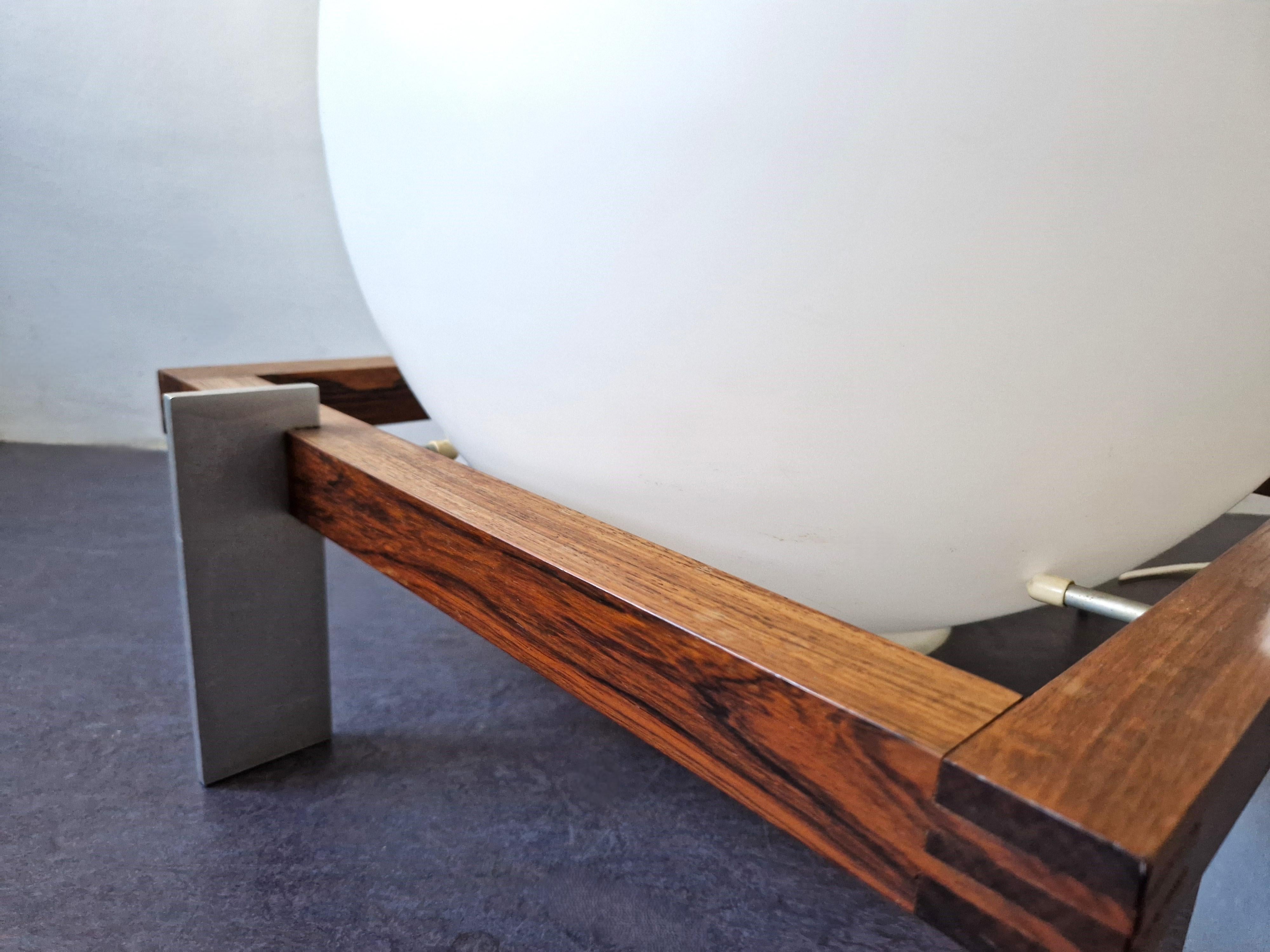 Brushed Zodiac D-2080 floor lamp by Ton A.C. Alberts for Raak, The Netherlands 1960's For Sale