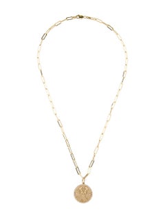 Zodiac Diamond Necklace 14K Yellow Gold 1/5 CT TDW Gifts for Her, Gemini