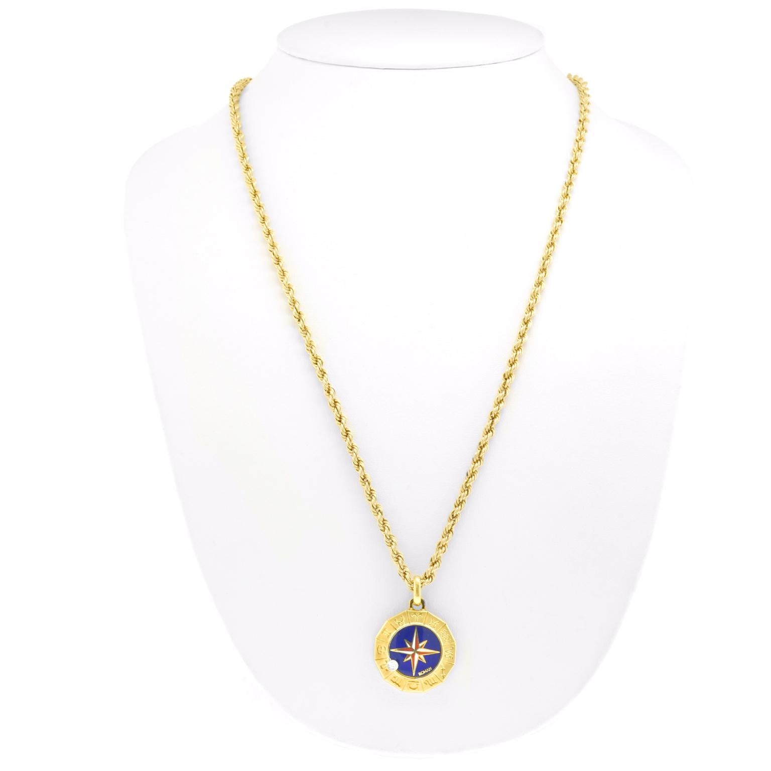 Zodiac Gold Pendant 6