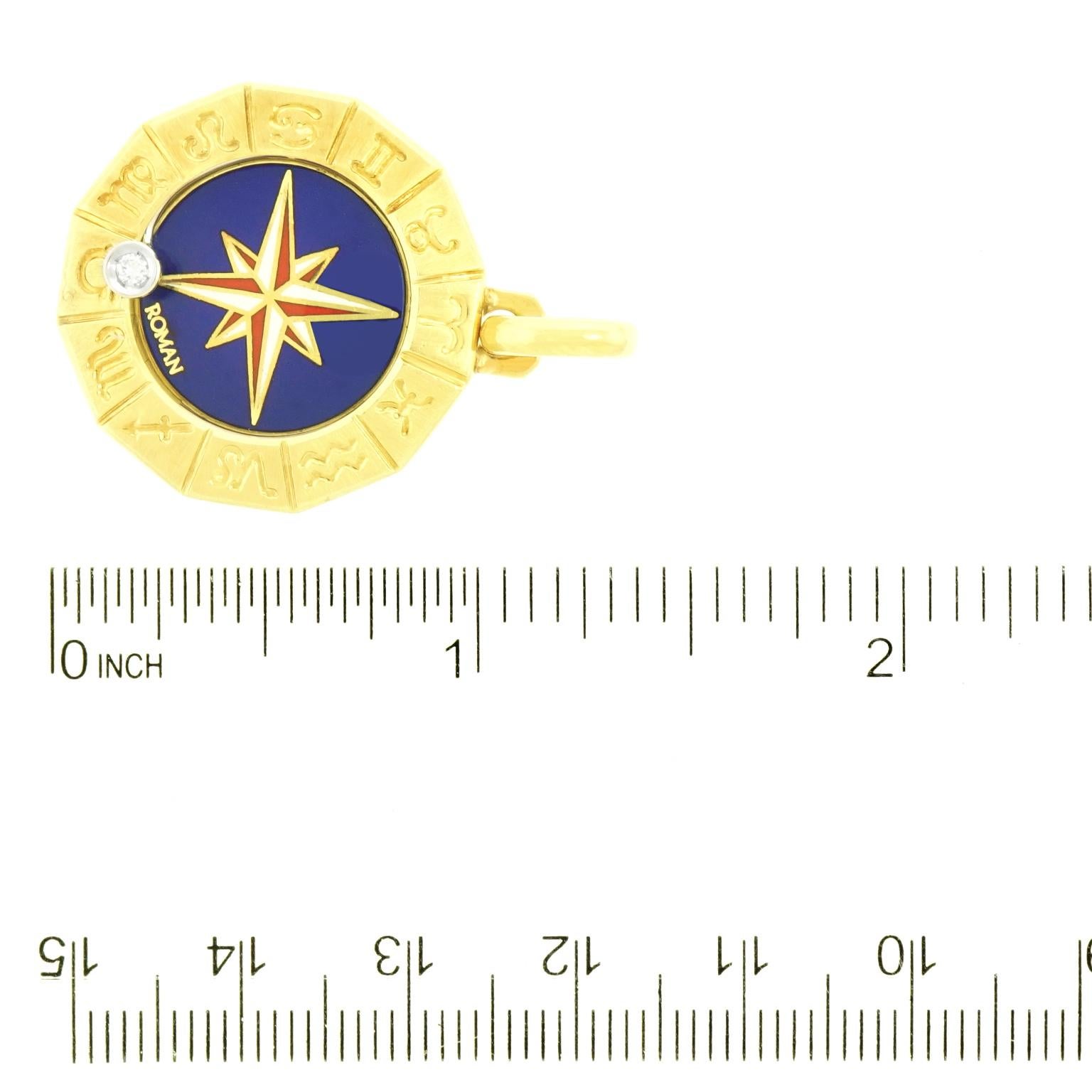 Zodiac Gold Pendant 1