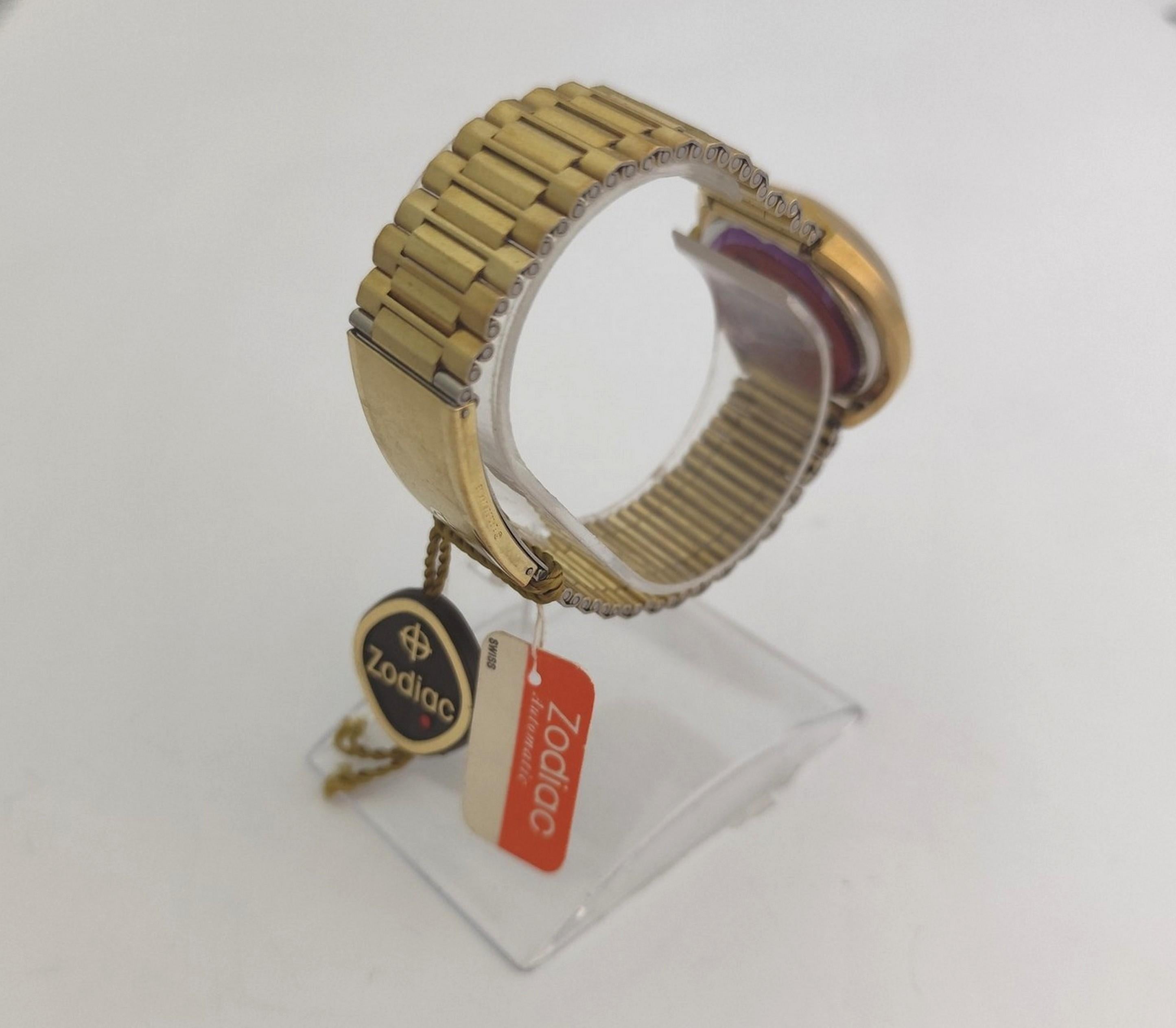 Zodiac Kingline Chronometer High Frequency 36000 AUTOMATIC Watch In Original Box For Sale 6