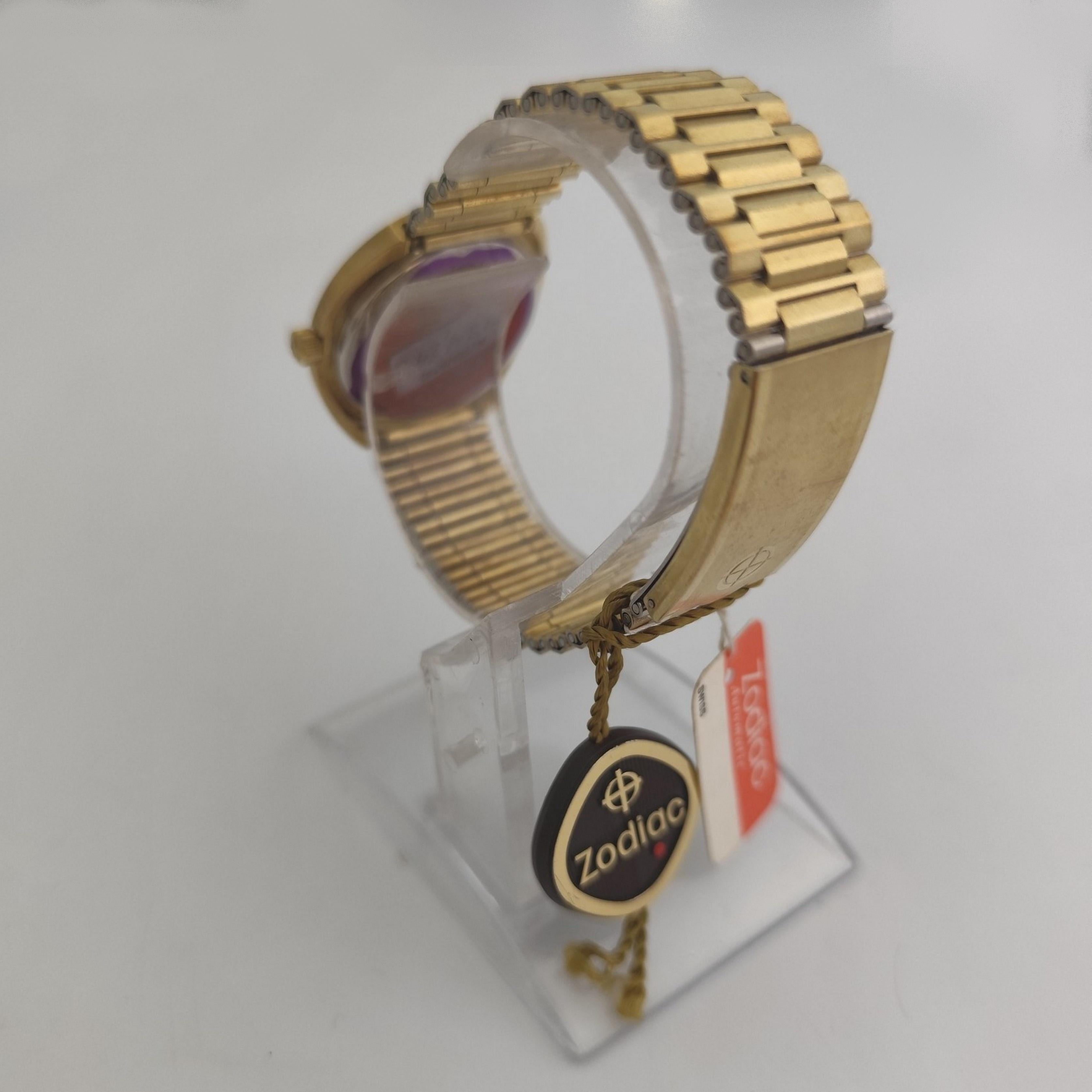 Zodiac Kingline Chronometer High Frequency 36000 AUTOMATIC Watch In Original Box For Sale 7