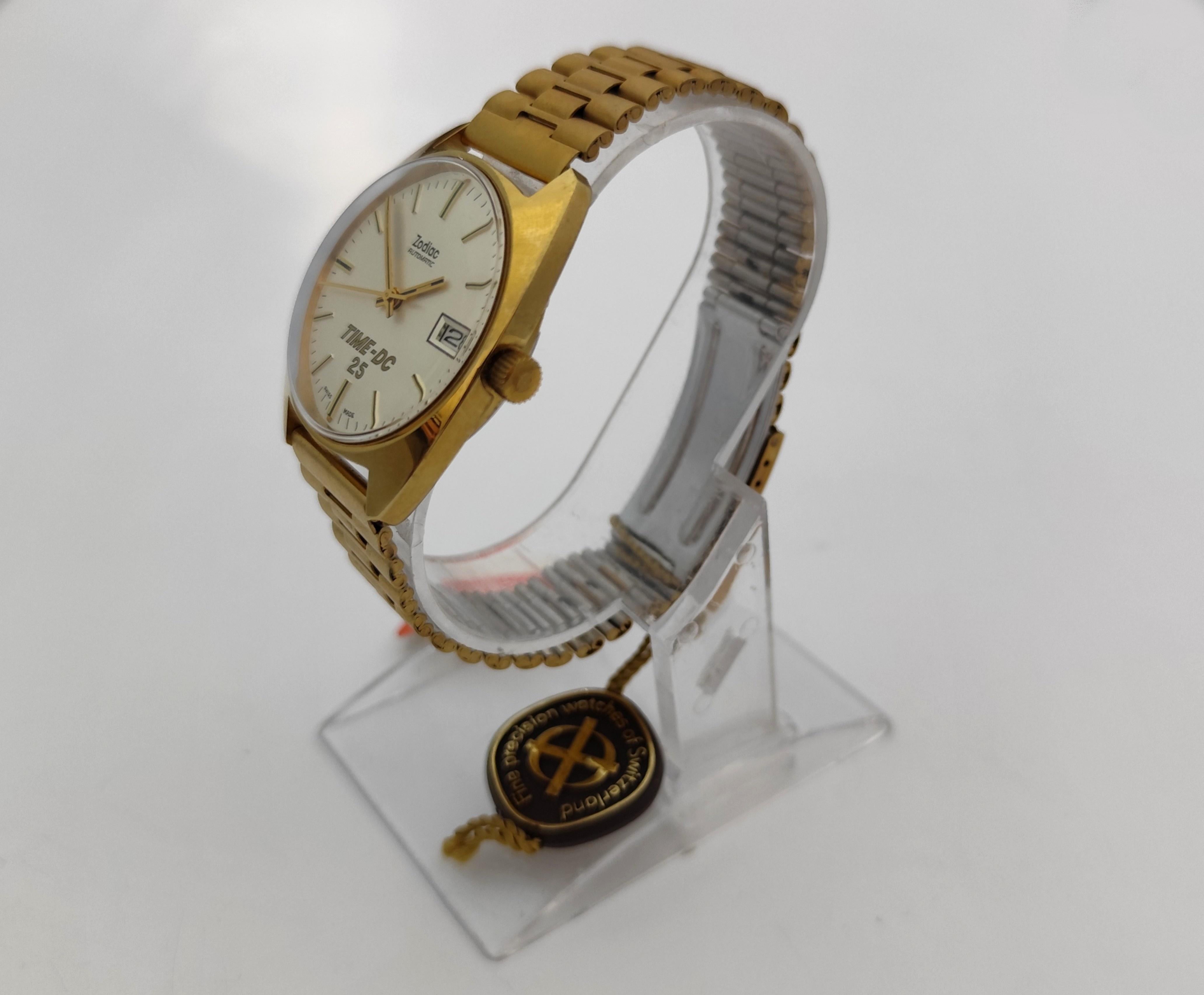 NOS ZODIAC TIME-DC 25 DATE Automatic REF.723.101 Watch  In Original Box For Sale 10