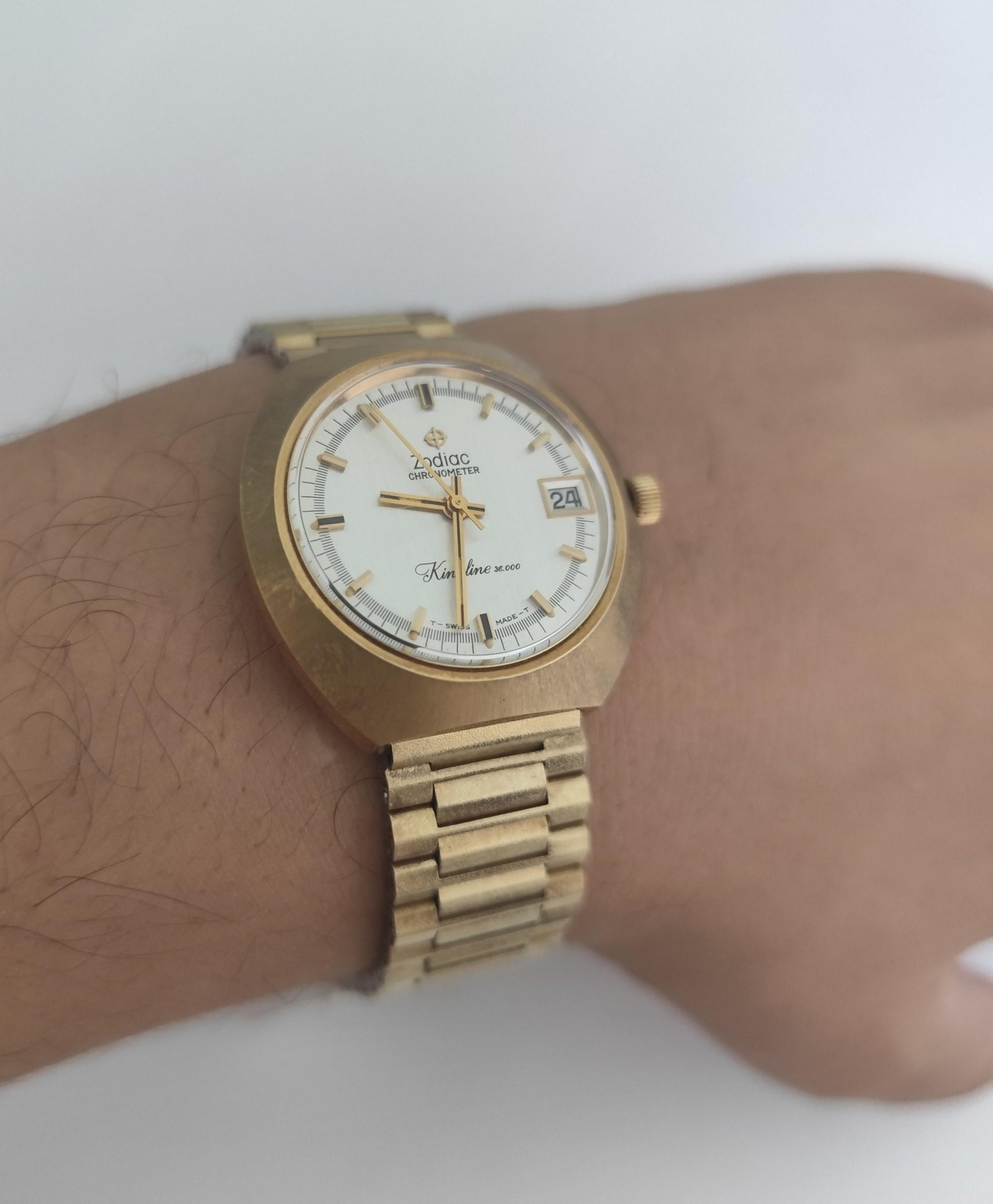 Zodiac Kingline Chronometer High Frequency 36000 AUTOMATIC Watch In Original Box For Sale 11