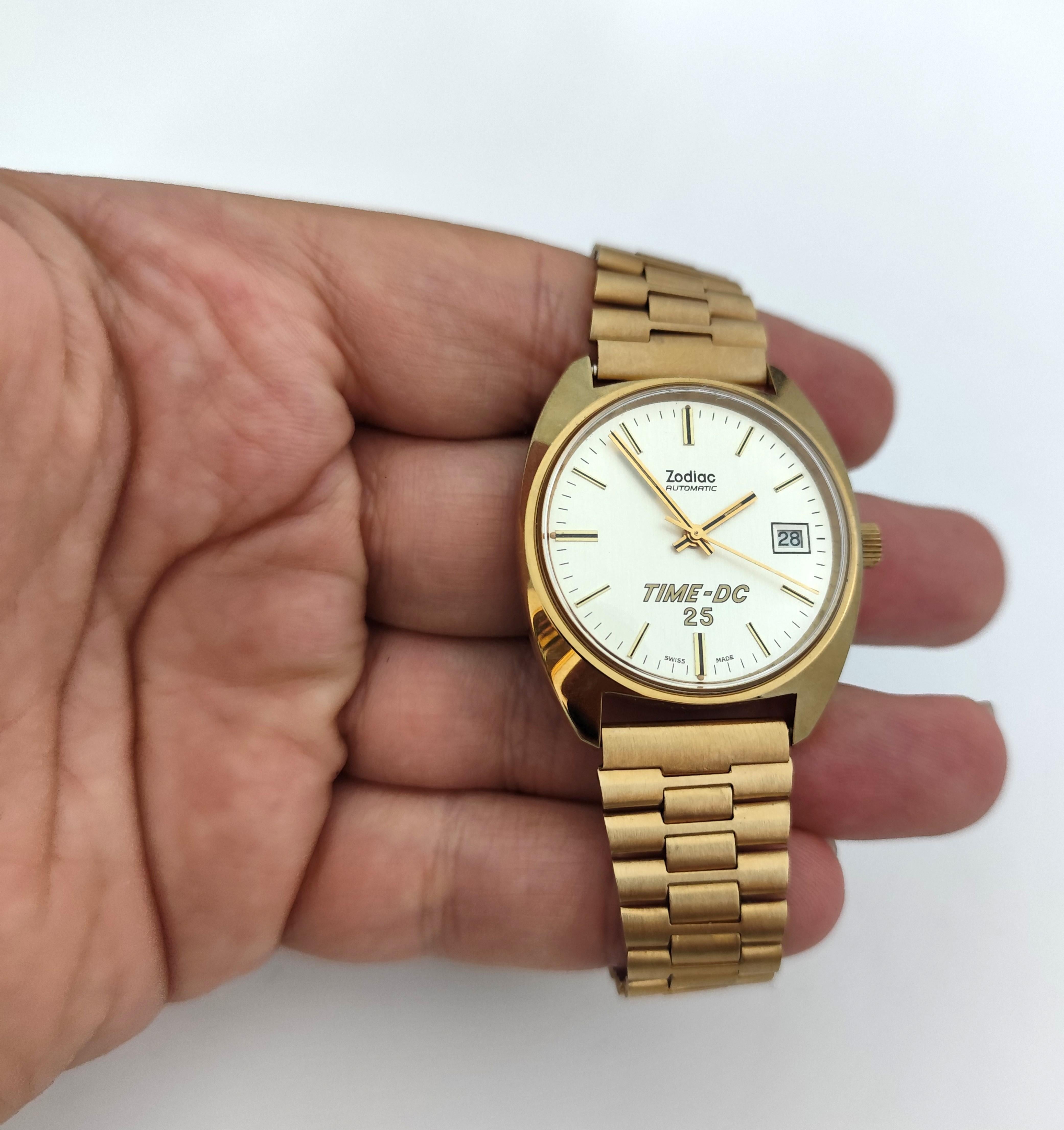 NOS ZODIAC TIME-DC 25 DATE Automatic REF.723.101 Watch  In Original Box For Sale 6