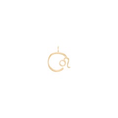 Zodiac Leo 18k Gold Necklace