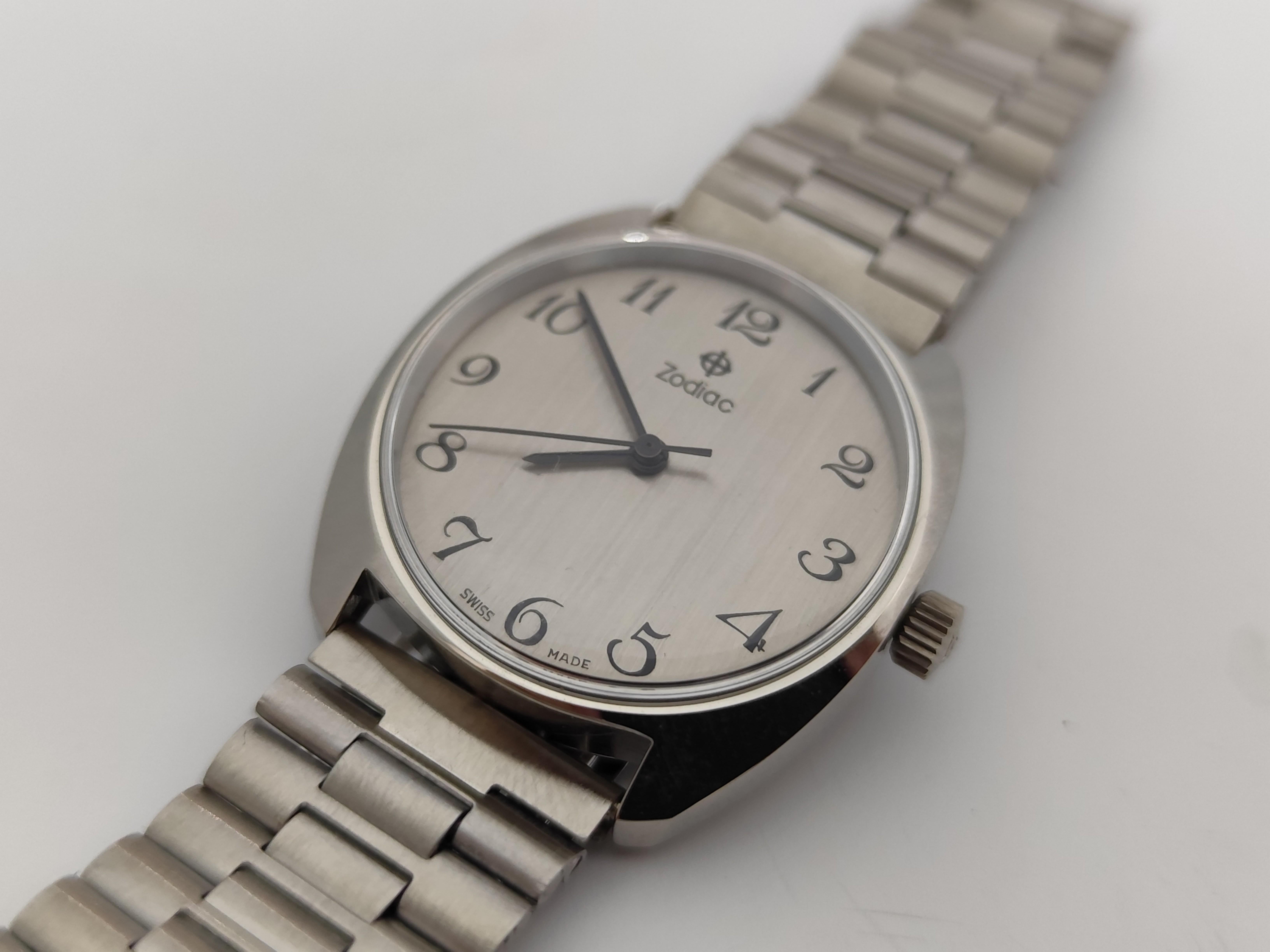 Zodiac OLYMPOS NOS Rare 612 105 Automatic Stainless Steel MEN In Original Box im Angebot 8