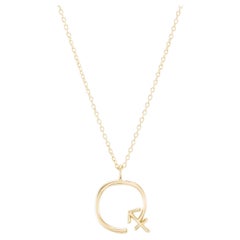 Zodiac Sagittarius 18k Gold Necklace