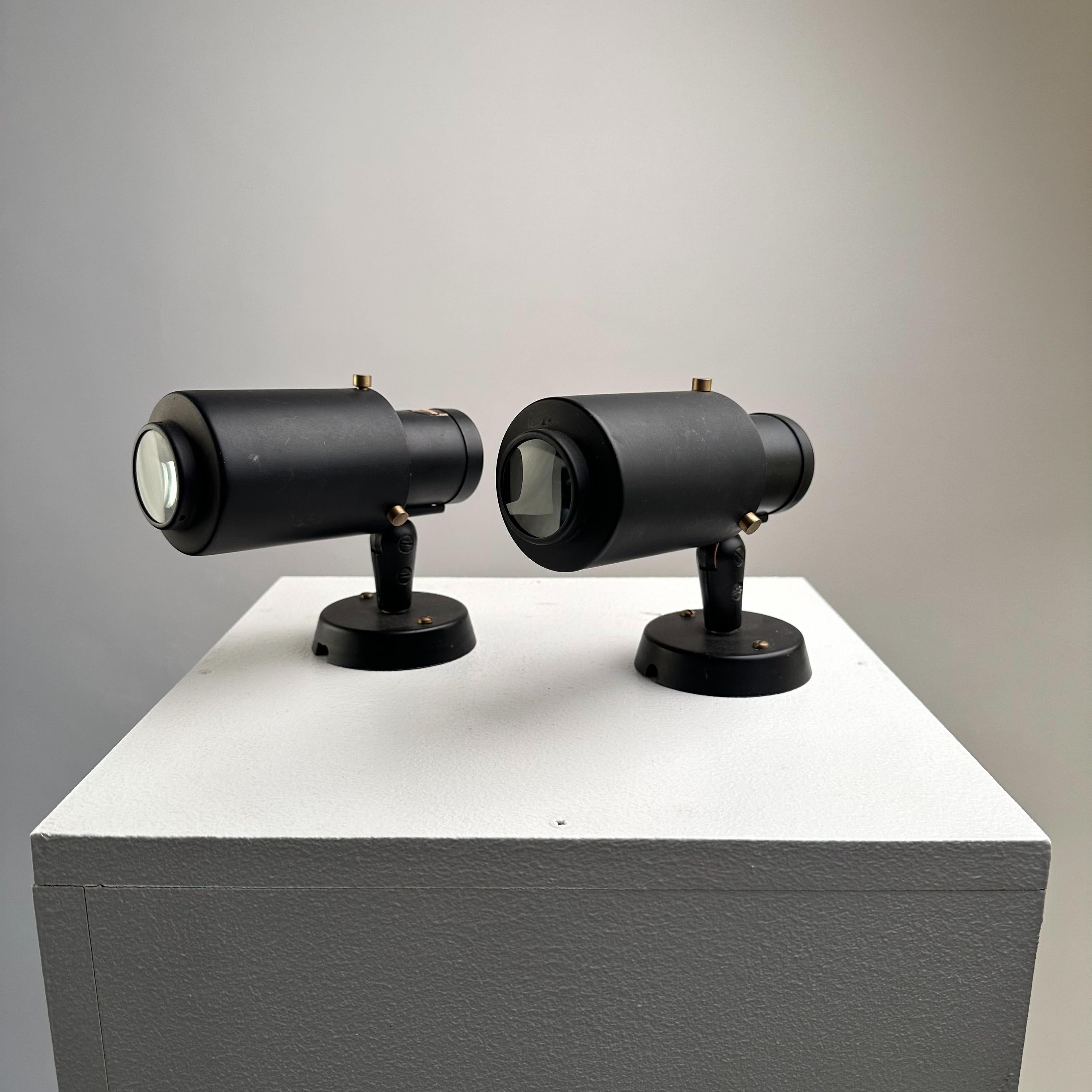 Space Age Zodiac Sconces by Jacques Biny for Lita, 1950s For Sale