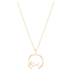 Zodiac Scorpion Collier en or 18k