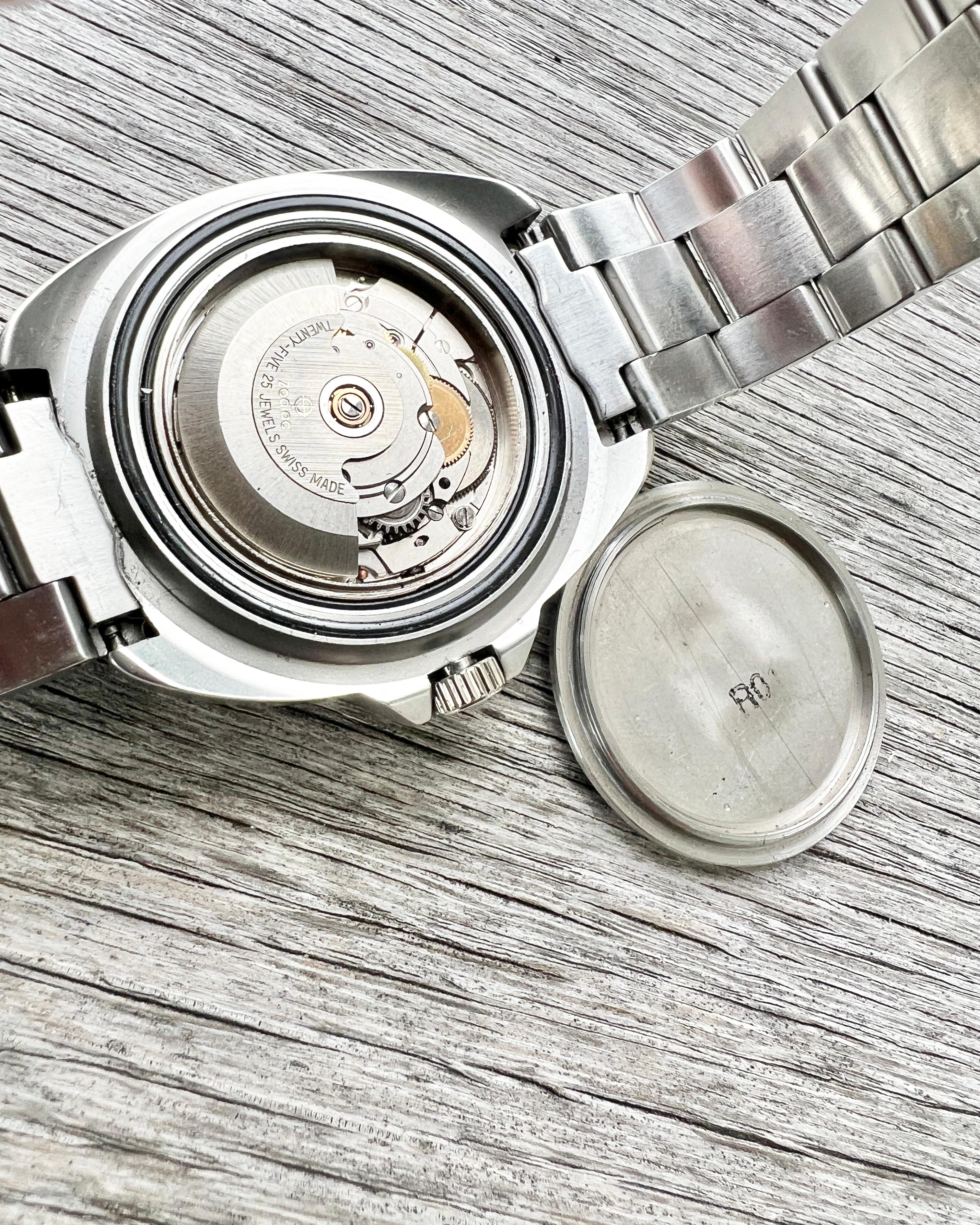 Zodiac Sea Wolf 'Super Seawolf' stainless steel wristwatch Ref. 506.54.44 1000m 6