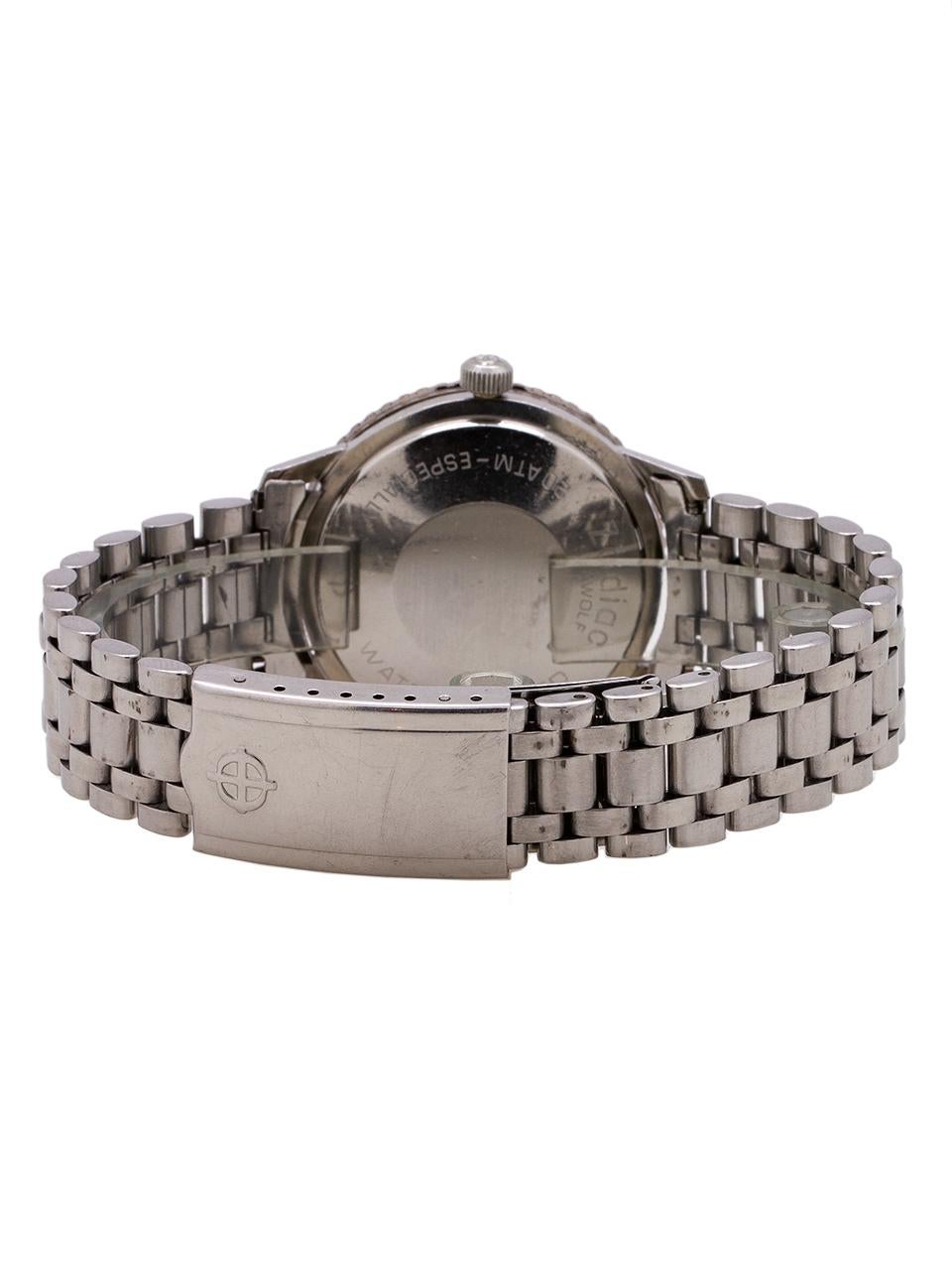 Zodiac Seawolf JB Champion Bracelet Stainless Steel, circa 1960s In Excellent Condition For Sale In West Hollywood, CA