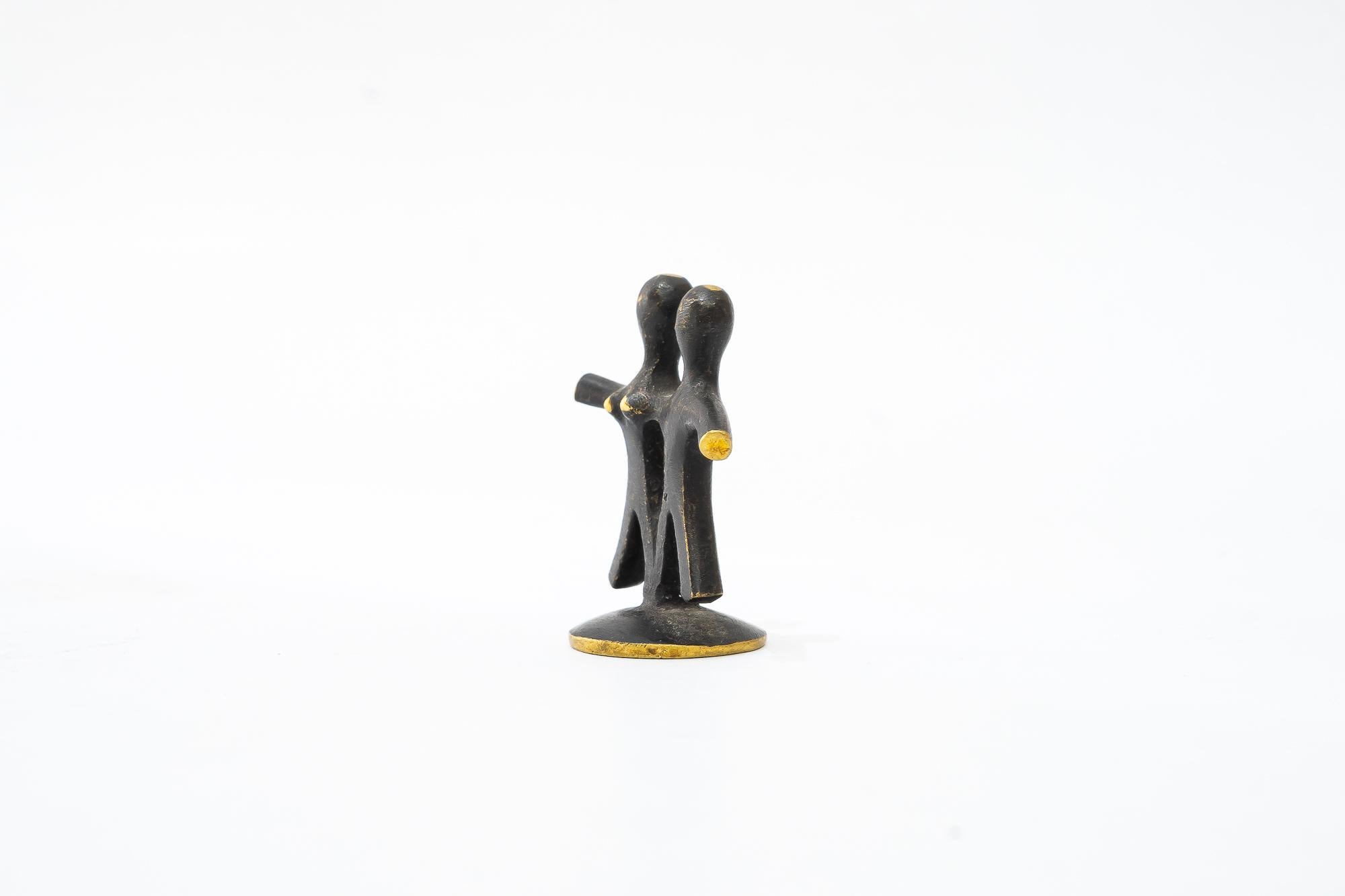 Figurina dei gemelli del segno dello Zodiaco di Walter Bosse, circa anni '50 ( firmata )
Condizioni originali