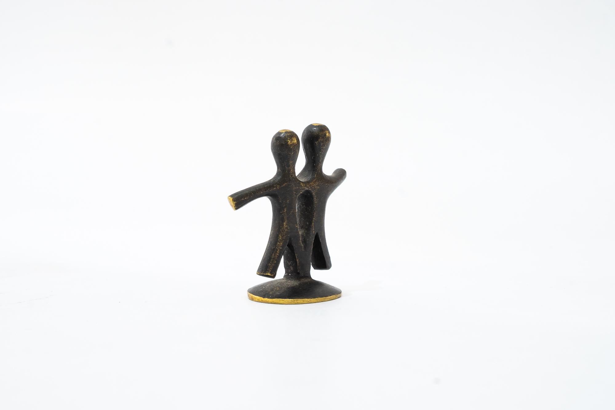 Mid-Century moderno Figurina dei gemelli del segno dello Zodiaco di Walter Bosse, circa anni '50 ( firmata ) in vendita