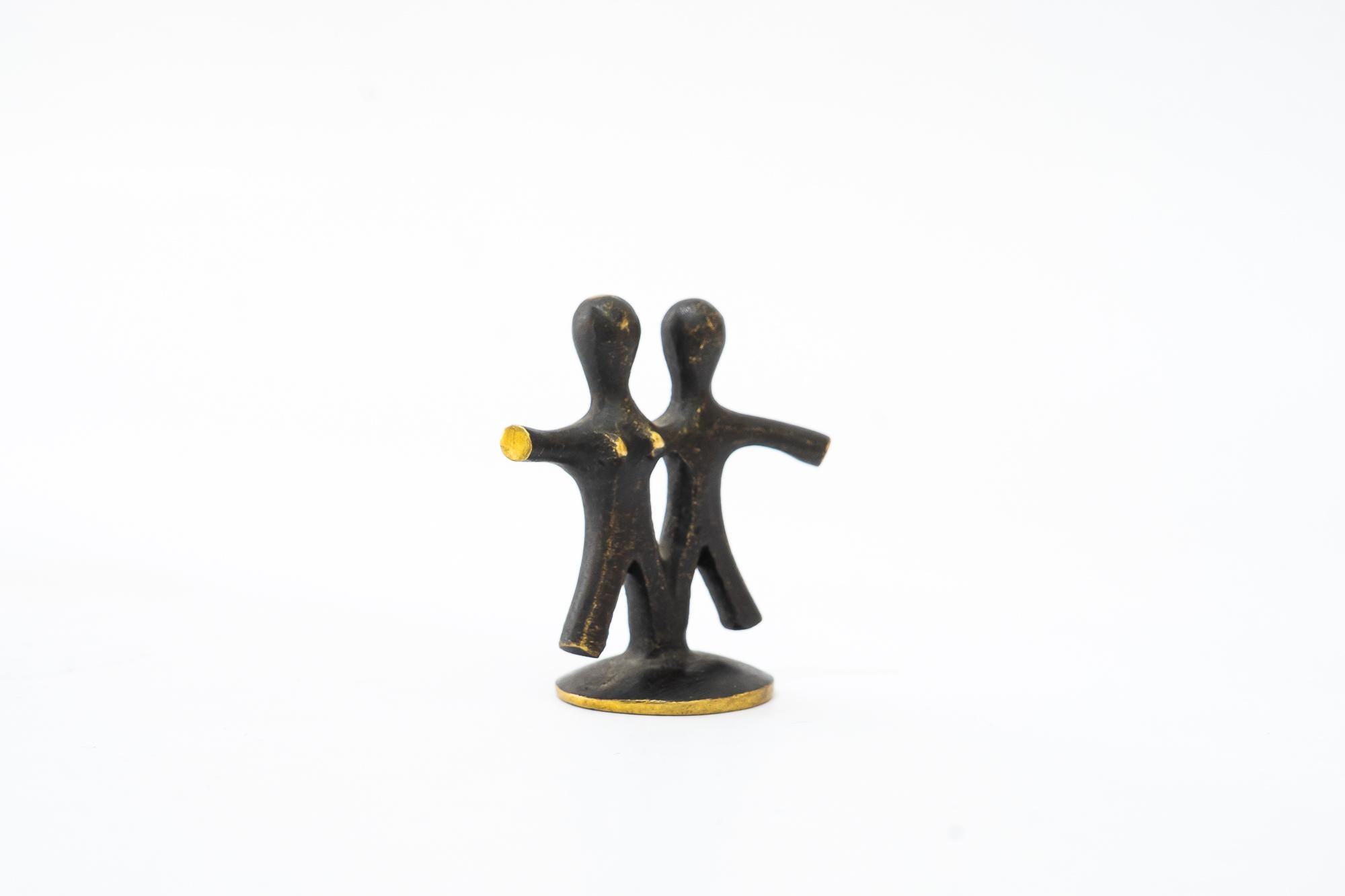 Figurina dei gemelli del segno dello Zodiaco di Walter Bosse, circa anni '50 ( firmata ) In condizioni buone in vendita a Wien, AT