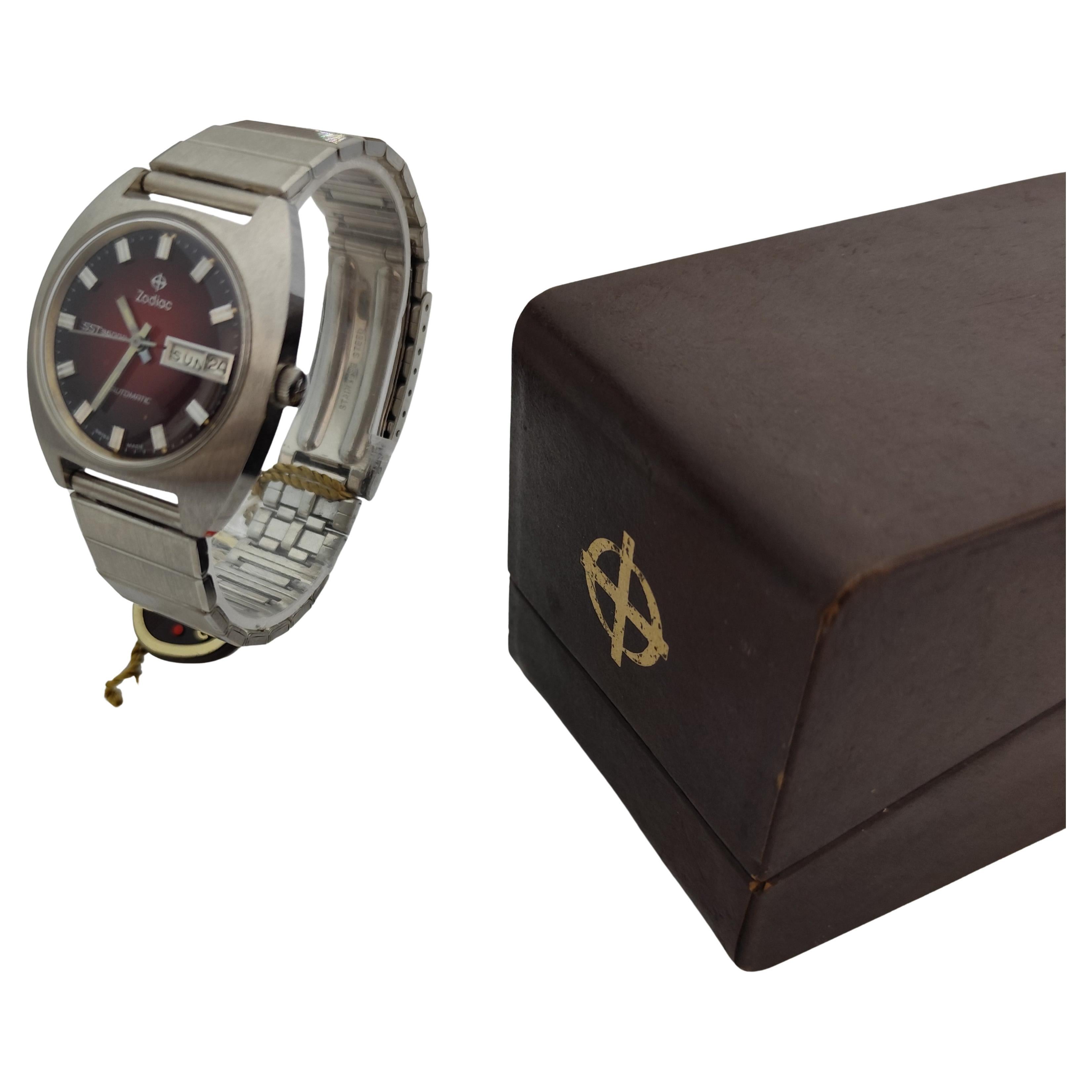 Zodiac SST 36000 Ref 862 6132168 Automatic Cal 86 Men
s Watch In Original Box