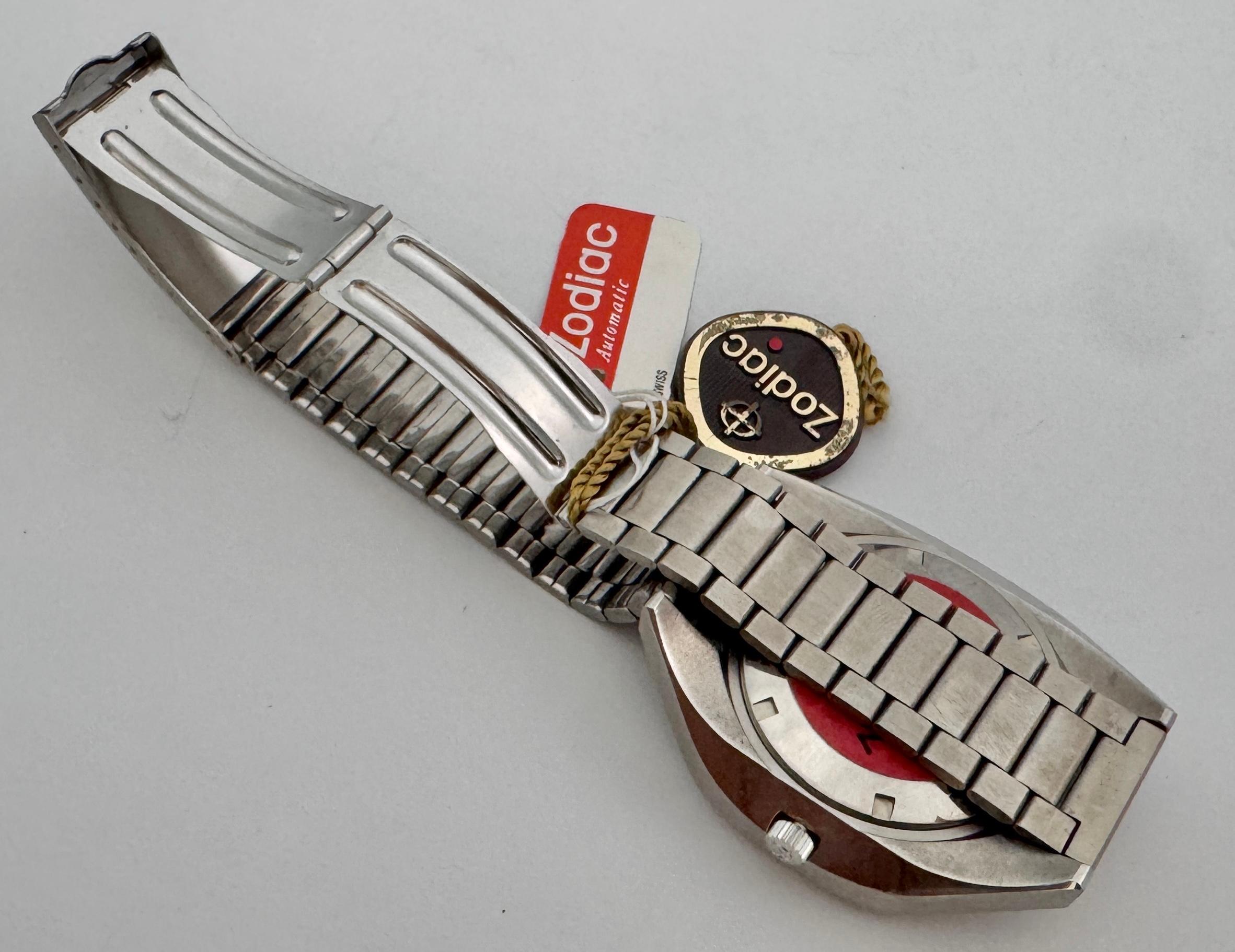 Zodiac SST 36000 Vintage Automatikuhr Ref. 862974 2168 Huge NOS Herrenuhr I im Angebot 8