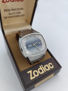 Zodiac SST 36000 Vintage automatic watch Ref. 862974 2168 Huge NOS Men Watch I