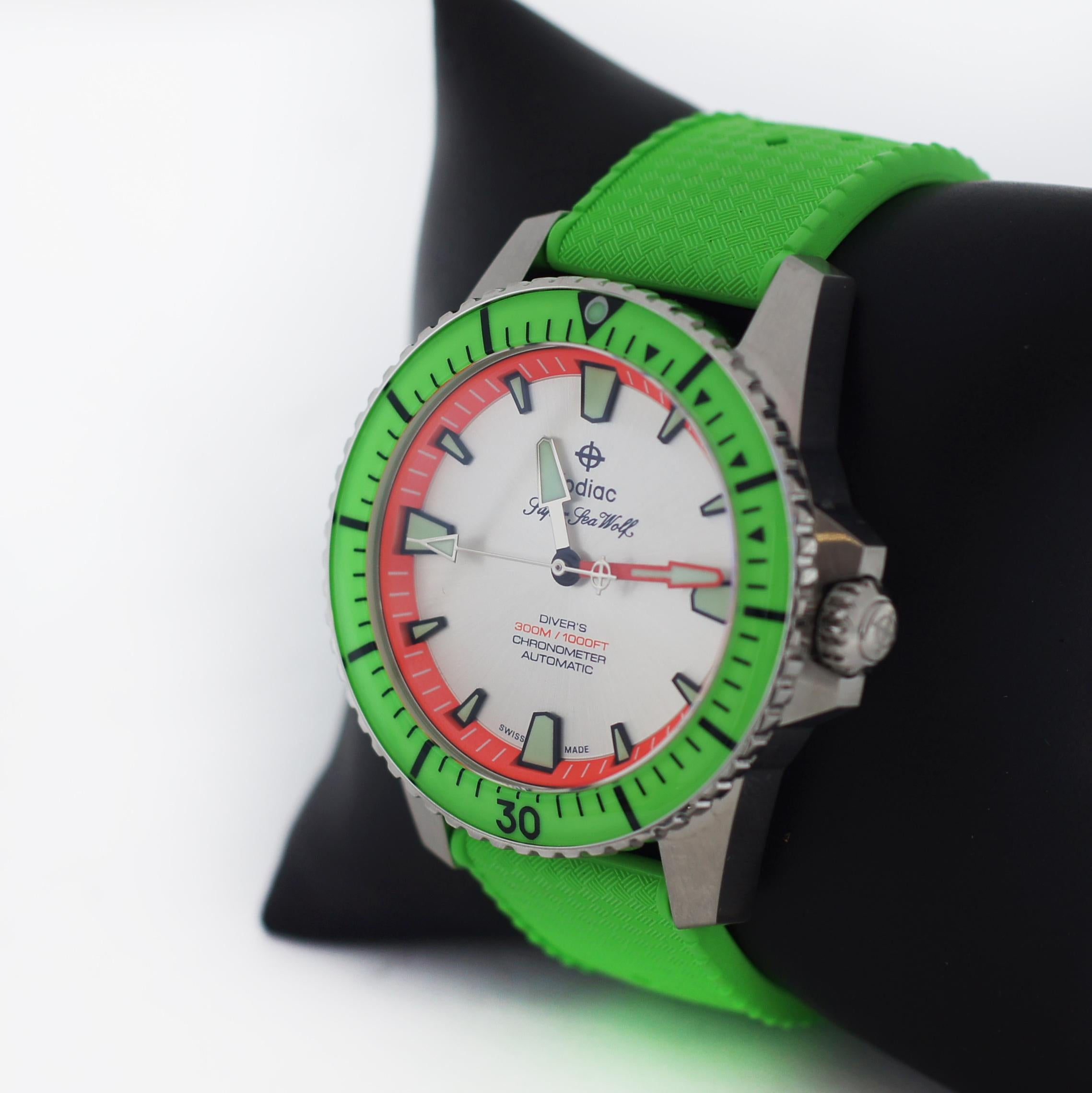 Zodiac Super Sea Wolf Pro-Diver ZO3556 Watch For Sale 3