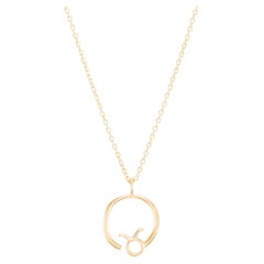 Zodiac Taurus 18k Gold Necklace