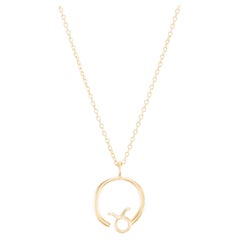 Zodiac Taureau Collier en or 18k