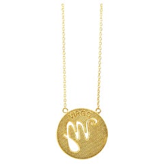 Zodiac Virgo 18 Karat Gold Plated Necklace Suneera