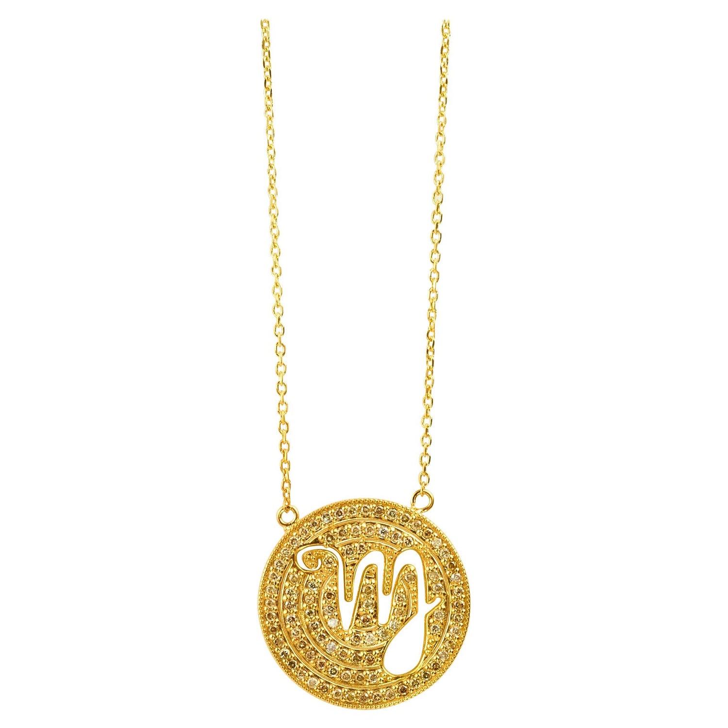 Virgo Pendant with 16 Necklace Jewels Obsession Zodiac Virgo Necklace 14K Rose Gold-plated 925 Silver Zodiac 