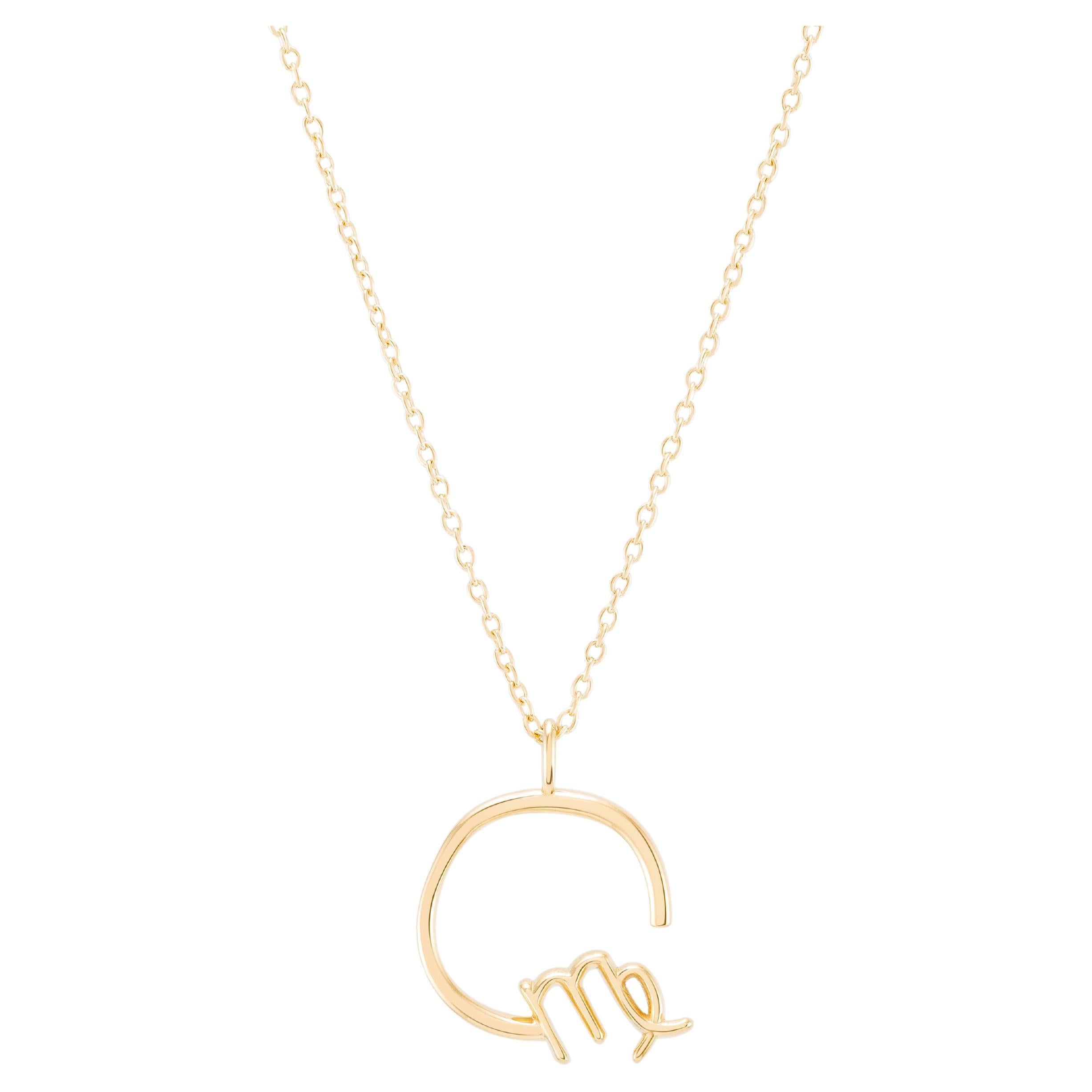 Zodiac Vierge Collier en or 18k