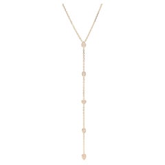 Zoe 1.25 Carat Diamond Lariat Necklace in 14k Gold
